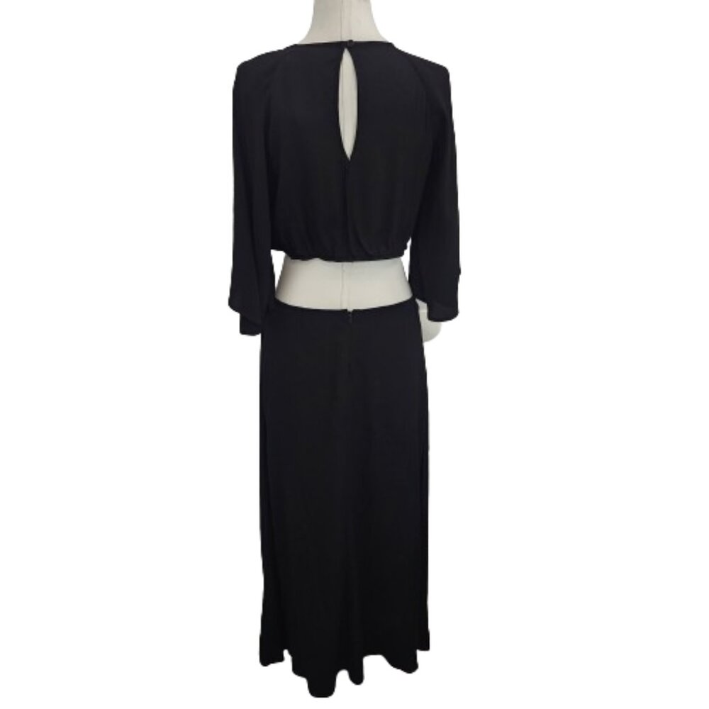 Reformation Benny Cutout Crepe Midi Dress - Picture 5 of 13